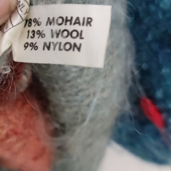 Vintage Susie Lee The Covent Garden Collection Hand Knit Bobble Mohair Sweater - Picture 7 of 10